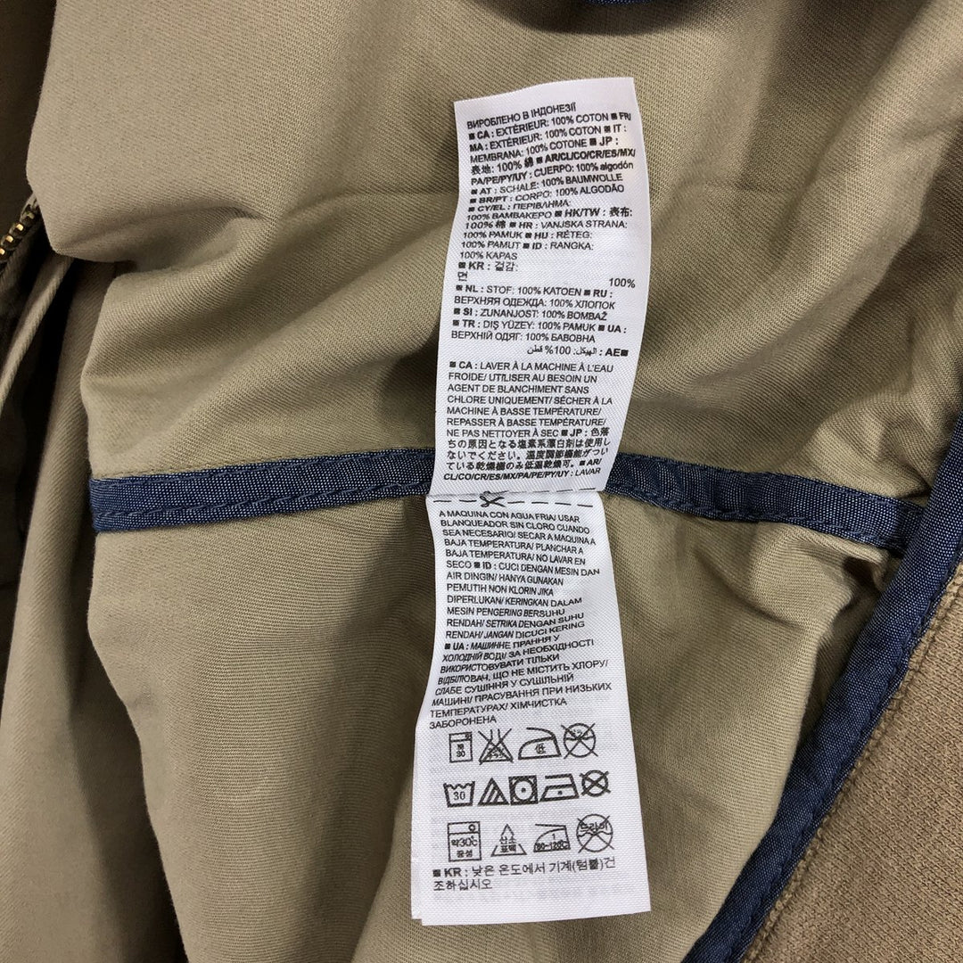GAP stand-up collar cotton blouson, size L for men cotton Beige type Vintage Second Hand