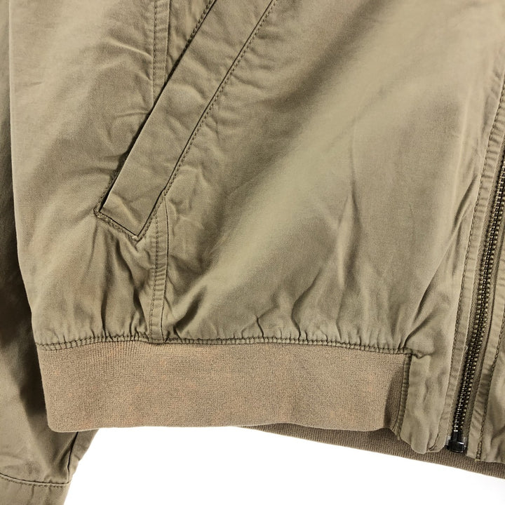 GAP stand-up collar cotton blouson, size L for men cotton Beige type Vintage Second Hand