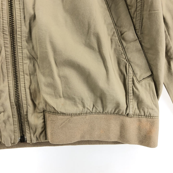 GAP stand-up collar cotton blouson, size L for men cotton Beige type Vintage Second Hand