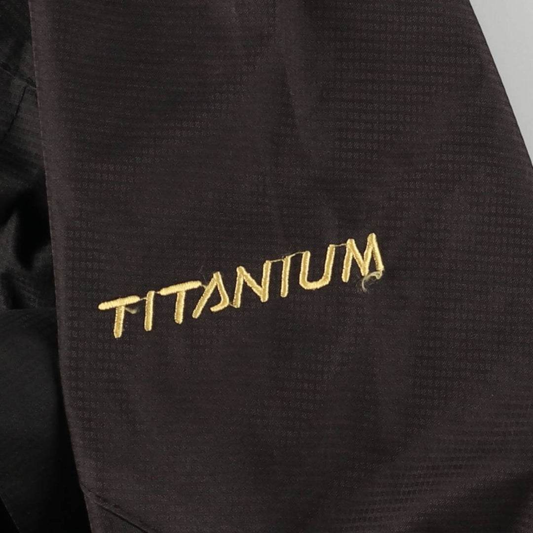 90s-00'S Columbia OMNI-TECH Titanium Ripstop Mountain Jacket Shell Jacket unclear black type Vintage Second Hand