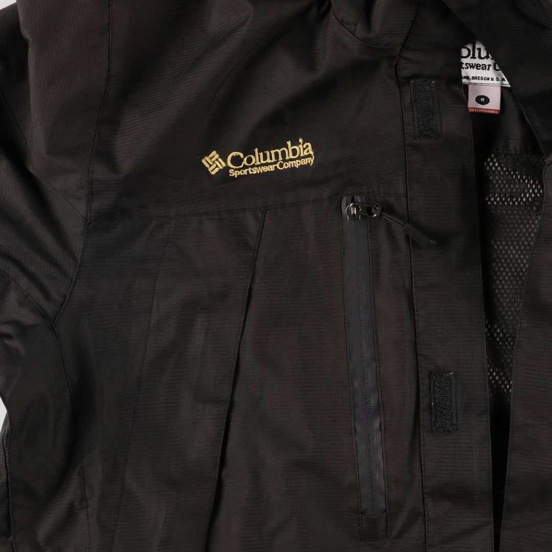 90s-00'S Columbia OMNI-TECH Titanium Ripstop Mountain Jacket Shell Jacket unclear black type Vintage Second Hand