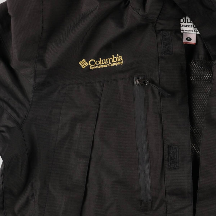 90s-00'S Columbia OMNI-TECH Titanium Ripstop Mountain Jacket Shell Jacket unclear black type Vintage Second Hand