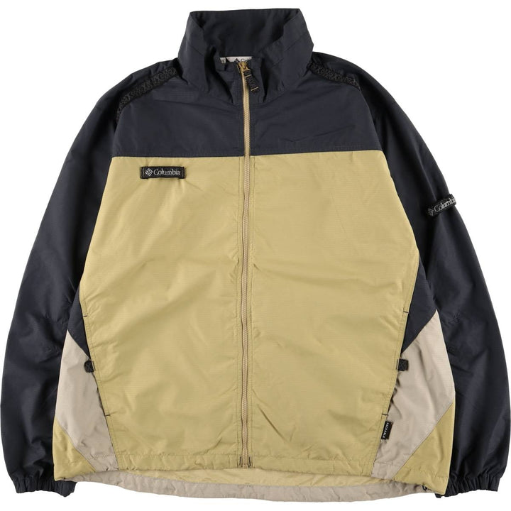 90s~00'S Columbia nylon jacket for men, size XL Nylon ocher yellow type Vintage Second Hand