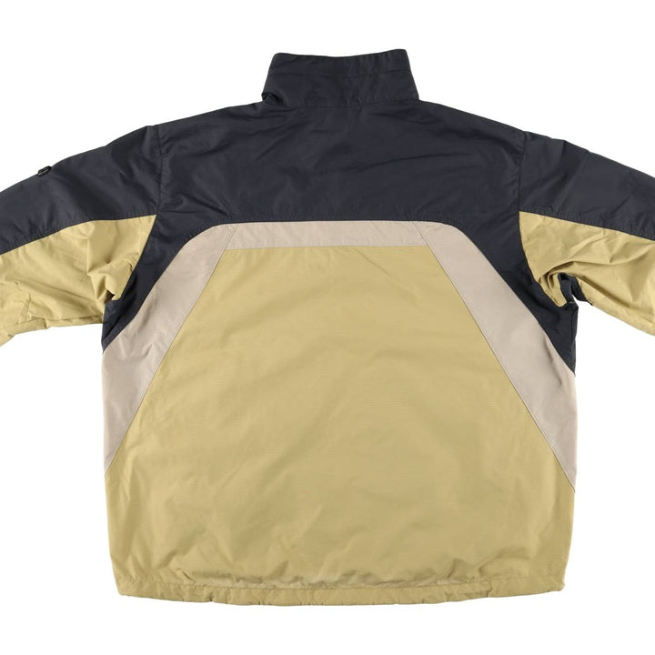 90s~00'S Columbia nylon jacket for men, size XL Nylon ocher yellow type Vintage Second Hand
