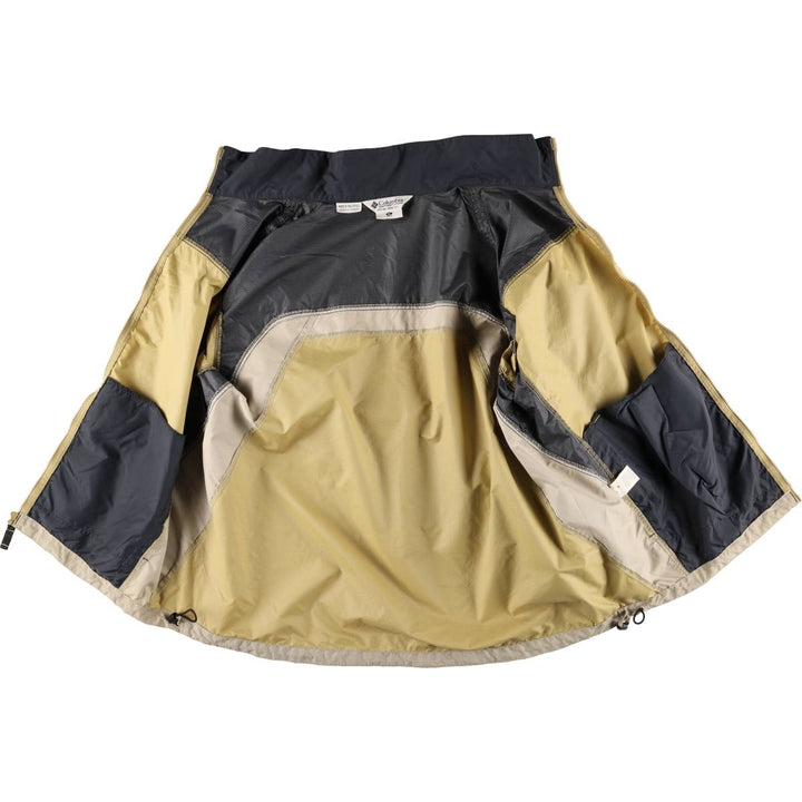 90s~00'S Columbia nylon jacket for men, size XL Nylon ocher yellow type Vintage Second Hand