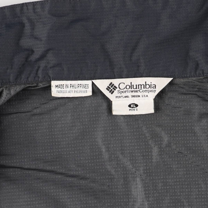 90s~00'S Columbia nylon jacket for men, size XL Nylon ocher yellow type Vintage Second Hand