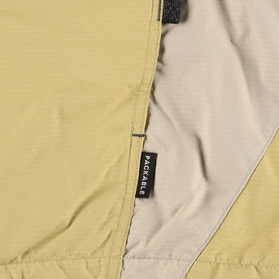 90s~00'S Columbia nylon jacket for men, size XL Nylon ocher yellow type Vintage Second Hand