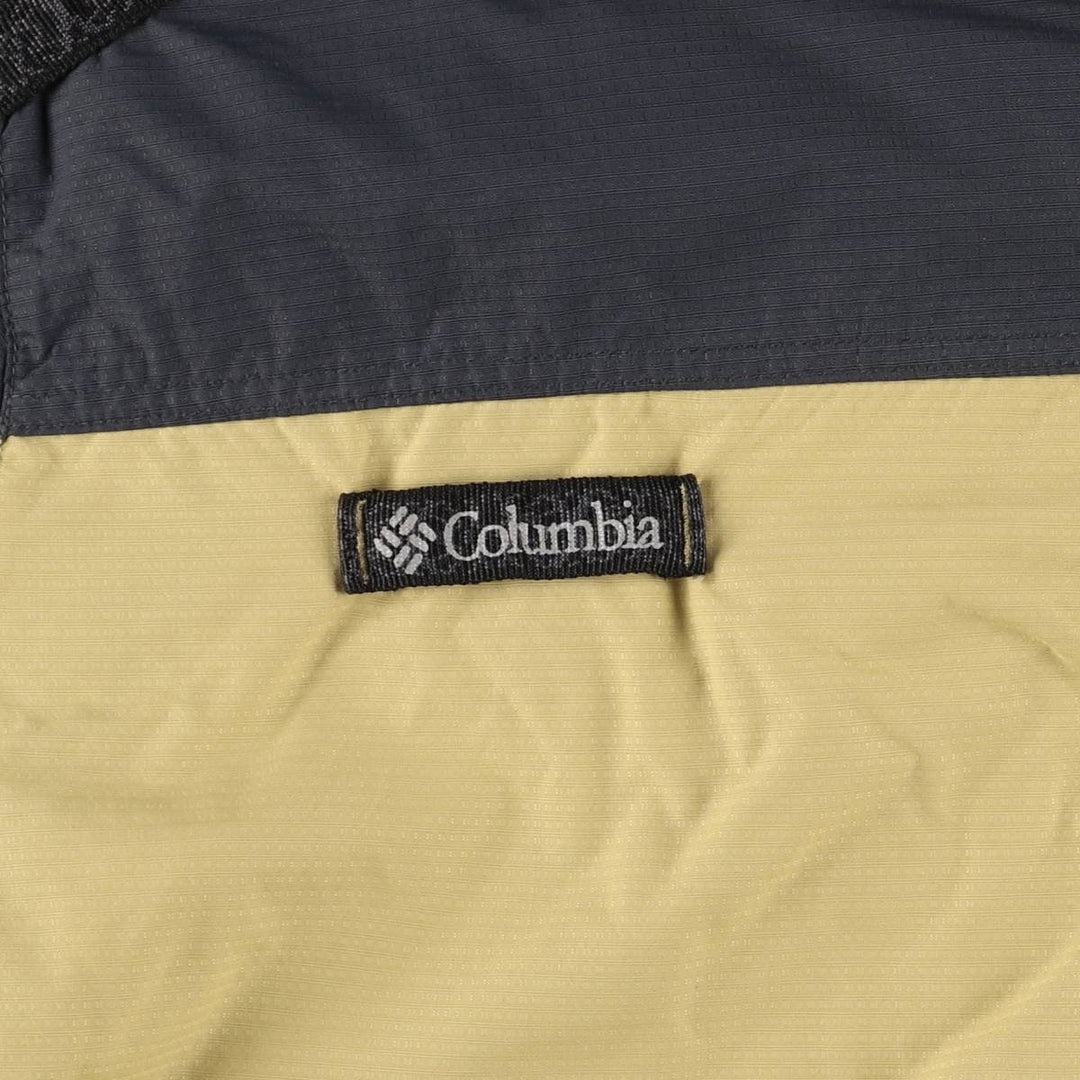 90s~00'S Columbia nylon jacket for men, size XL Nylon ocher yellow type Vintage Second Hand