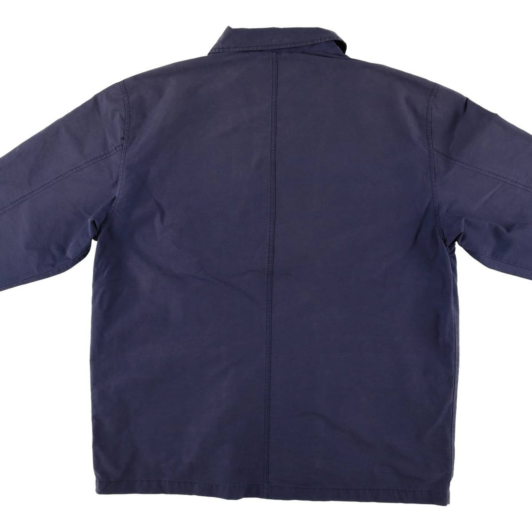 Eddie Bauer Collared Mountain Jacket Shell Jacket Men's L size cotton navy blue type Vintage Second Hand