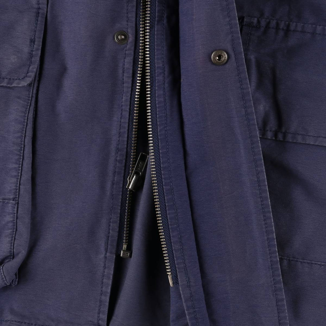 Eddie Bauer Collared Mountain Jacket Shell Jacket Men's L size cotton navy blue type Vintage Second Hand