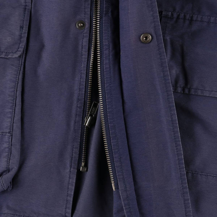 Eddie Bauer Collared Mountain Jacket Shell Jacket Men's L size cotton navy blue type Vintage Second Hand