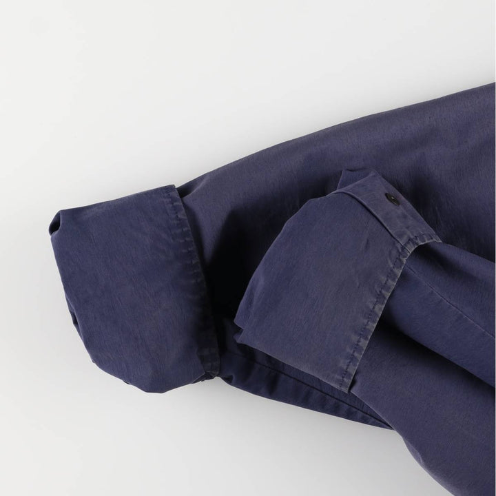 Eddie Bauer Collared Mountain Jacket Shell Jacket Men's L size cotton navy blue type Vintage Second Hand