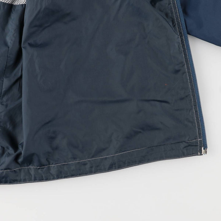 Eddie Bauer Windbreaker Men's Size L polyester navy blue type Vintage Second Hand