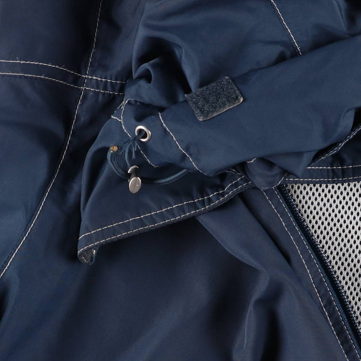 Eddie Bauer Windbreaker Men's Size L polyester navy blue type Vintage Second Hand