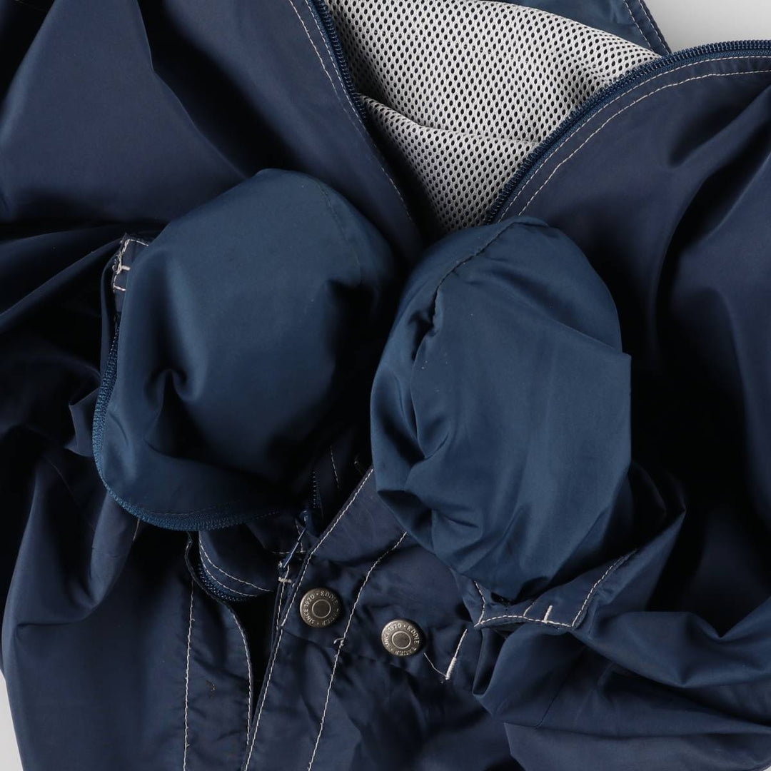 Eddie Bauer Windbreaker Men's Size L polyester navy blue type Vintage Second Hand