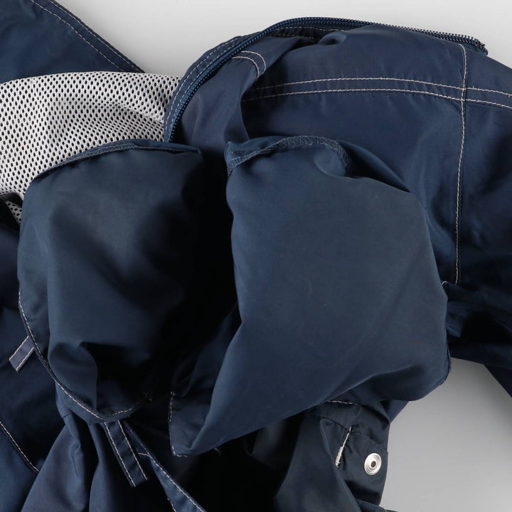 Eddie Bauer Windbreaker Men's Size L polyester navy blue type Vintage Second Hand