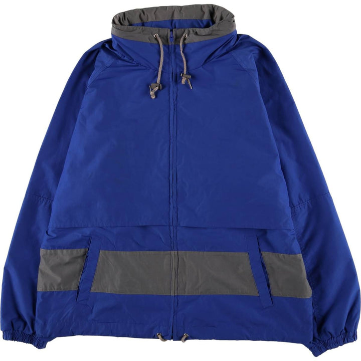 80s-90'S Eddie Bauer Black Tag Nylon Jacket Men's Size L Vintage Nylon blue type Vintage Second Hand