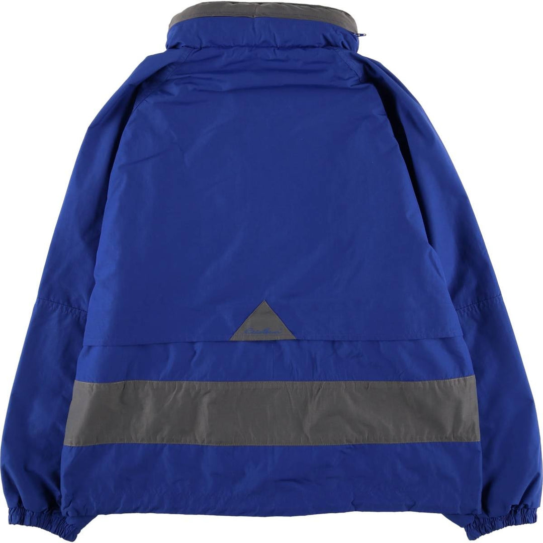 80s-90'S Eddie Bauer Black Tag Nylon Jacket Men's Size L Vintage Nylon blue type Vintage Second Hand