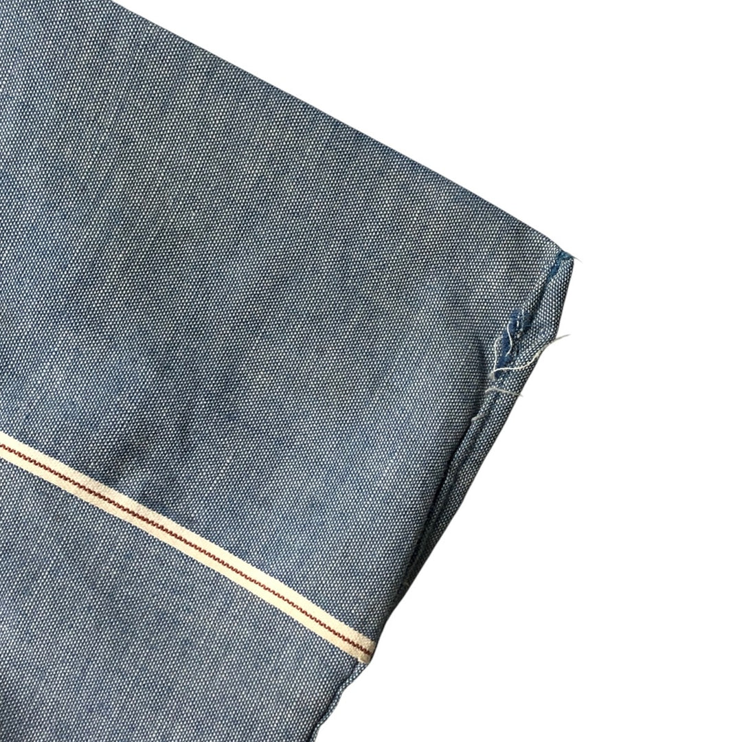 Big Mac Short Sleeve Chambray Shirt, Men's Size XL cotton Indigo Vintage Second Hand