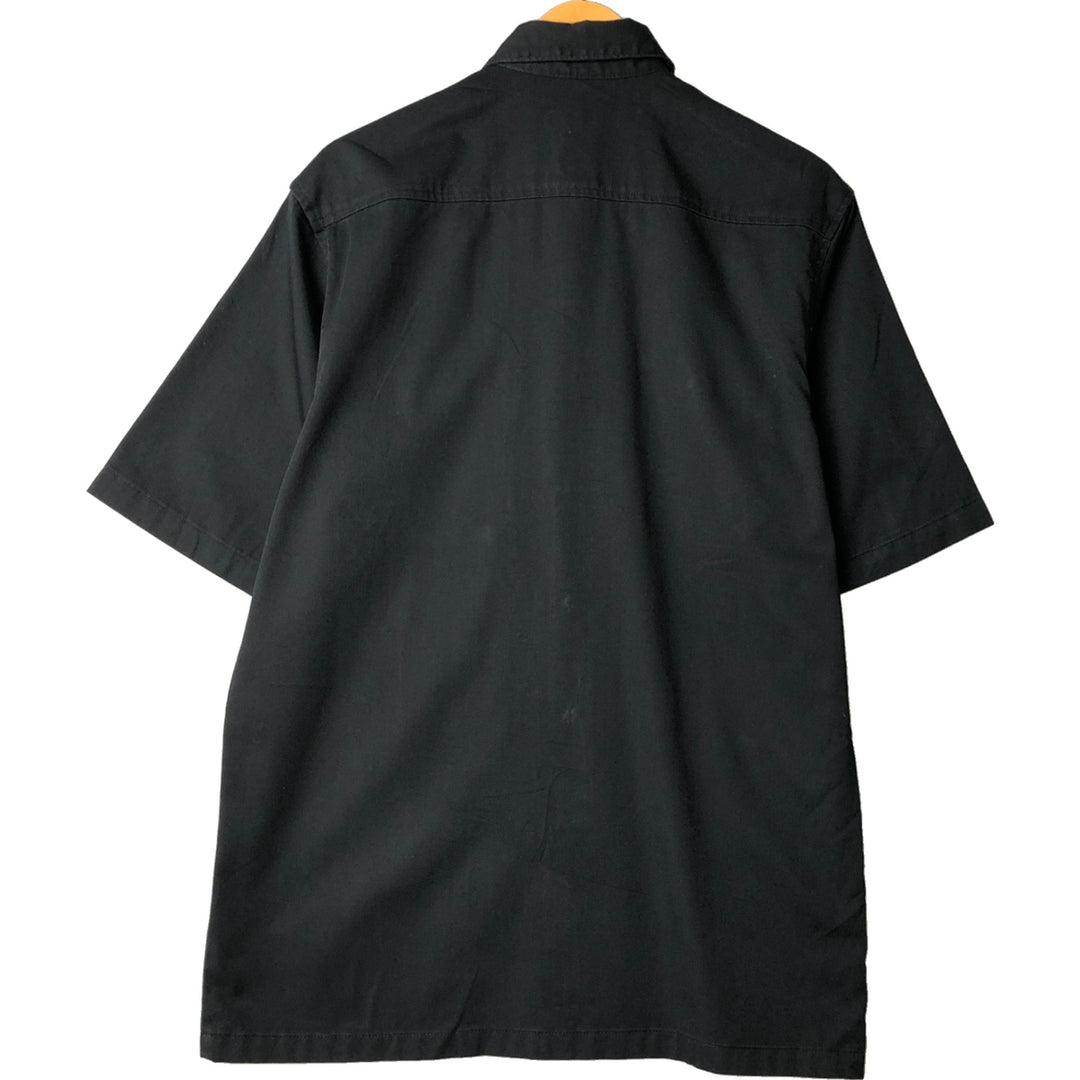 Carhartt Relaxed Fit Short Sleeve Work Shirt, Boxy Shirt, Men's Size Medium polyester black type Vintage Second Hand