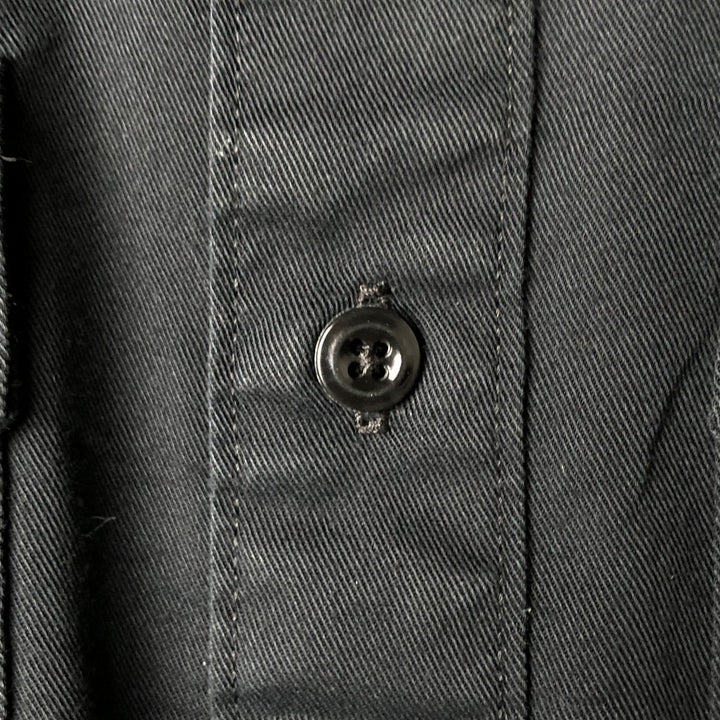 Carhartt Relaxed Fit Short Sleeve Work Shirt, Boxy Shirt, Men's Size Medium polyester black type Vintage Second Hand