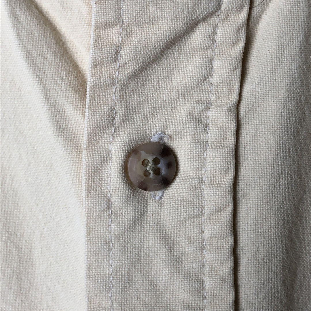 Carhartt button-down short-sleeve work shirt, men's size L unclear yellow type Vintage Second Hand