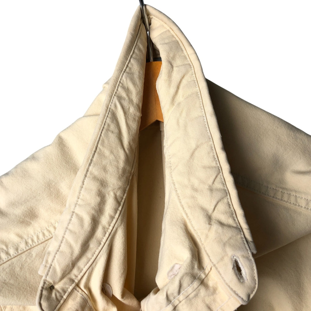 Carhartt button-down short-sleeve work shirt, men's size L unclear yellow type Vintage Second Hand