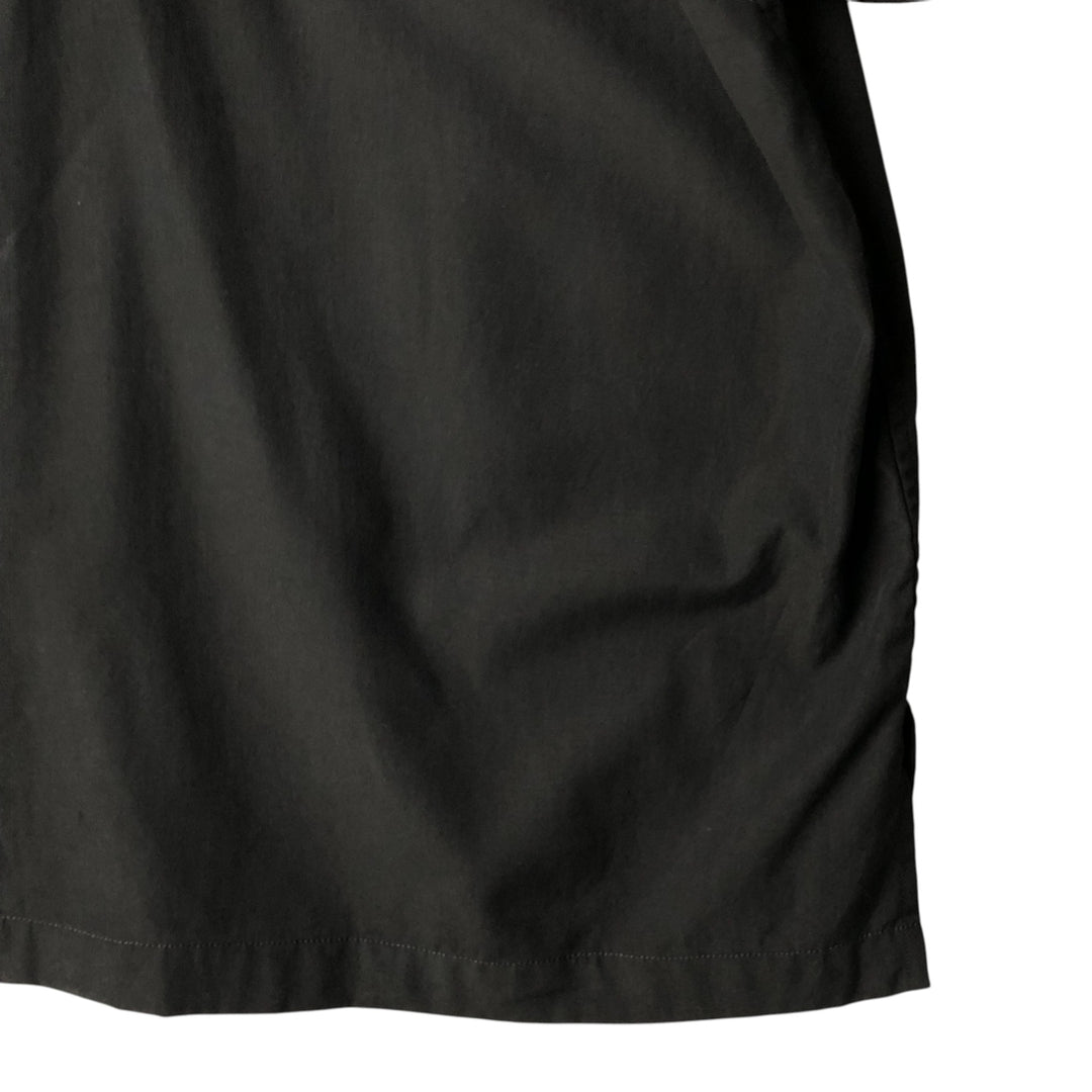 Oversized Harley-Davidson Pin-Up Girl Open Collar Short Sleeve Work Shirt, Boxy Shirt, Men's XXXL silk black type Vintage Second Hand