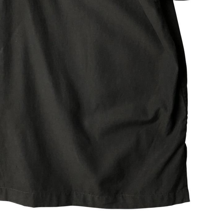 Oversized Harley-Davidson Pin-Up Girl Open Collar Short Sleeve Work Shirt, Boxy Shirt, Men's XXXL silk black type Vintage Second Hand