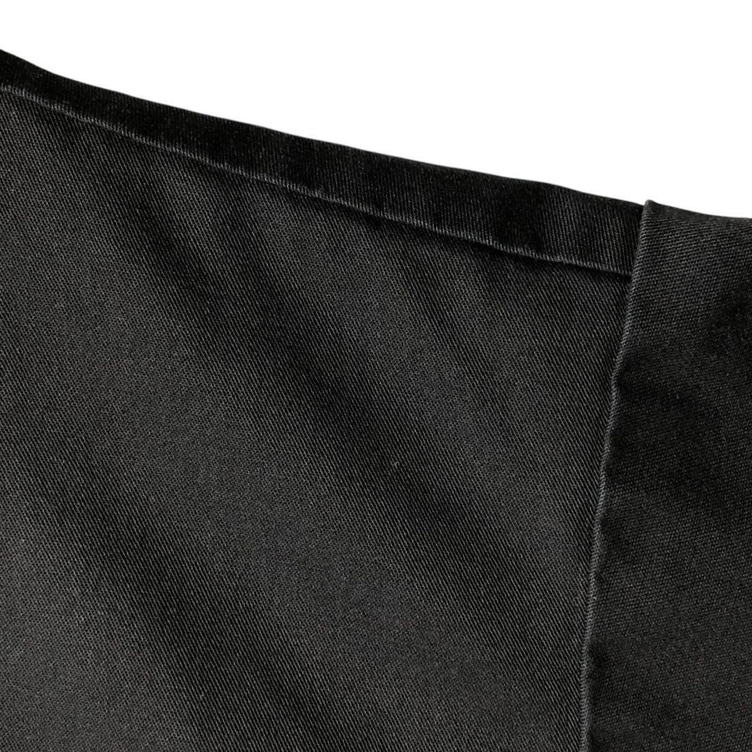 90'S Ben Davis Half-Zip Pullover Short Sleeve Work Shirt, Made in USA, Men's Size Small, Vintage cotton black type Vintage Second Hand