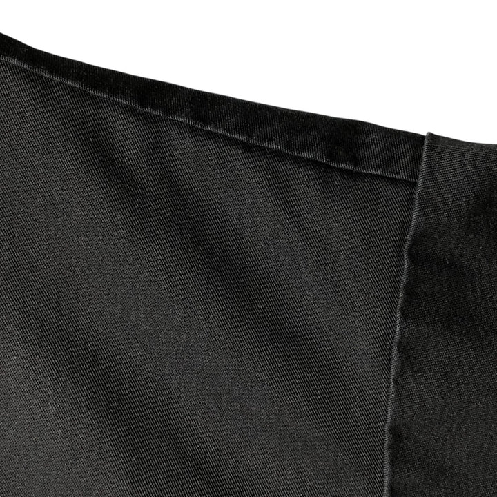 90'S Ben Davis Half-Zip Pullover Short Sleeve Work Shirt, Made in USA, Men's Size Small, Vintage cotton black type Vintage Second Hand