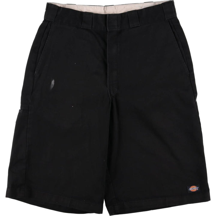 Dickies Work Shorts, Half Pants, Men's, W32 equivalent unclear black type Vintage Second Hand