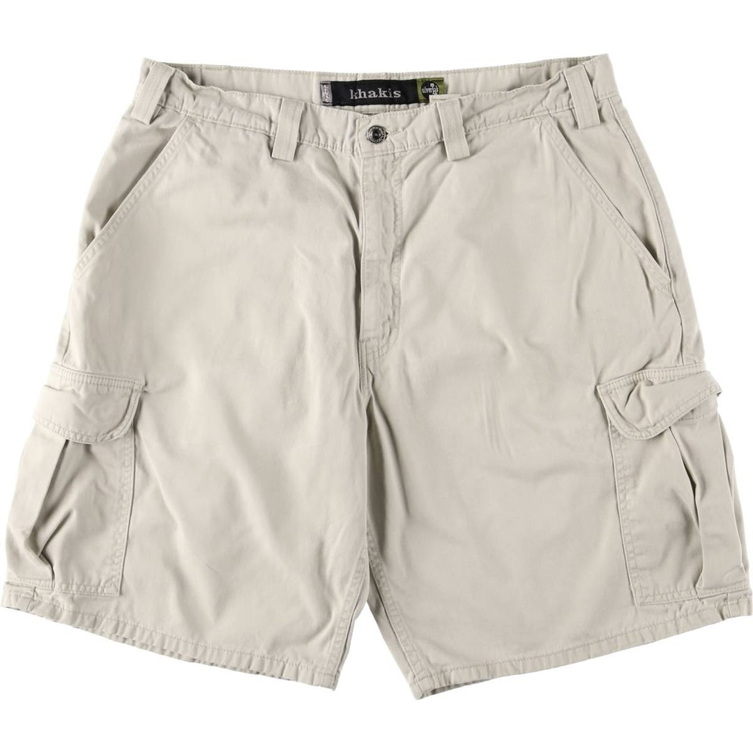 90'S Levi's SILVER TAB Khakis cargo shorts, half pants, men's, w37 equivalent, vintage cotton Beige type Vintage Second Hand