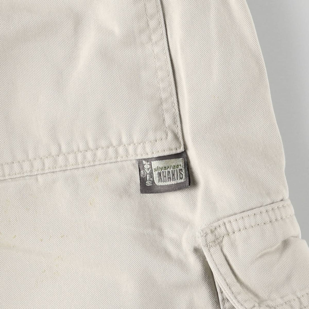 90'S Levi's SILVER TAB Khakis cargo shorts, half pants, men's, w37 equivalent, vintage cotton Beige type Vintage Second Hand