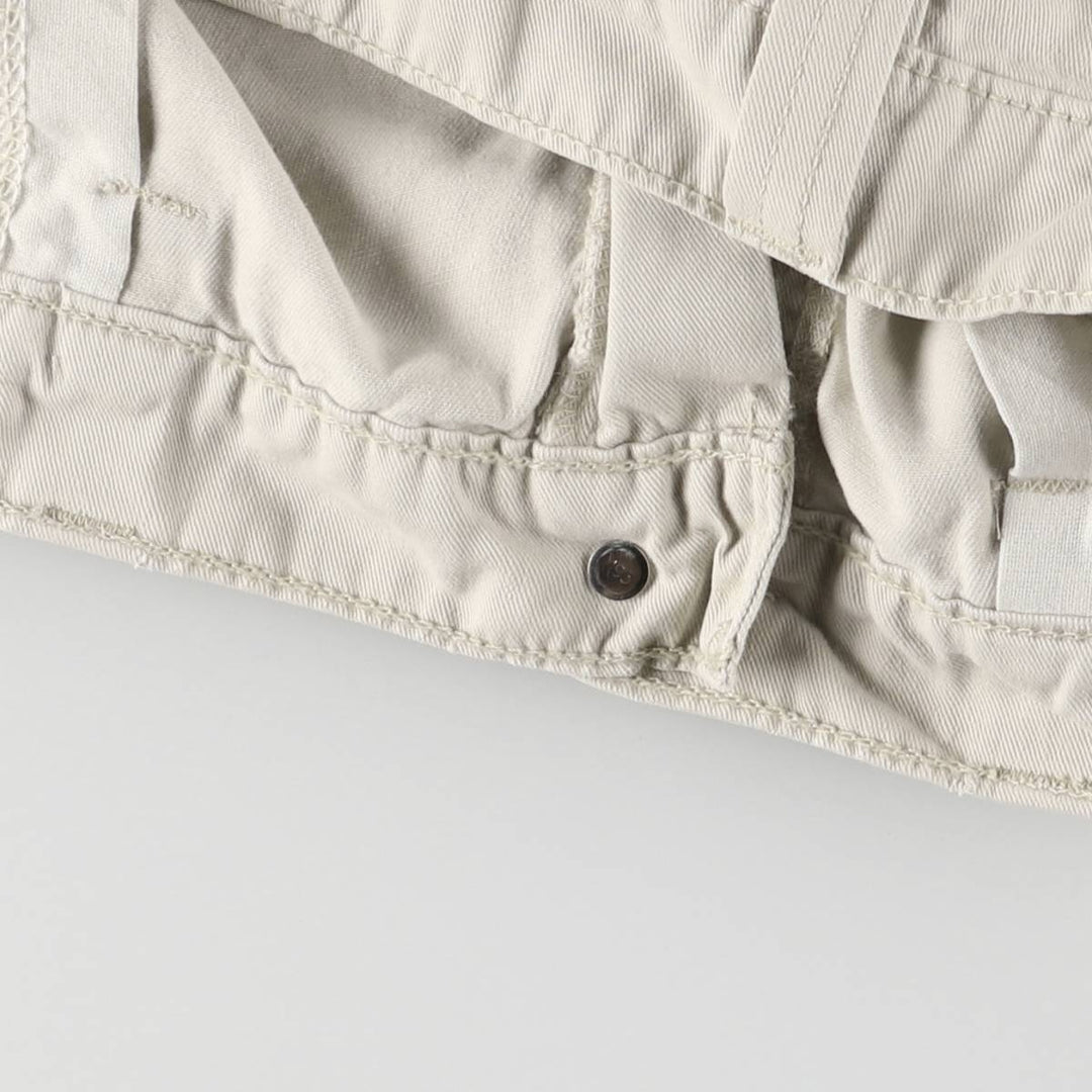 90'S Levi's SILVER TAB Khakis cargo shorts, half pants, men's, w37 equivalent, vintage cotton Beige type Vintage Second Hand
