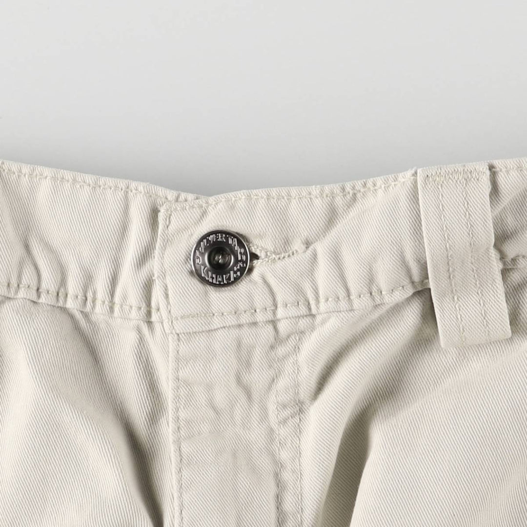 90'S Levi's SILVER TAB Khakis cargo shorts, half pants, men's, w37 equivalent, vintage cotton Beige type Vintage Second Hand
