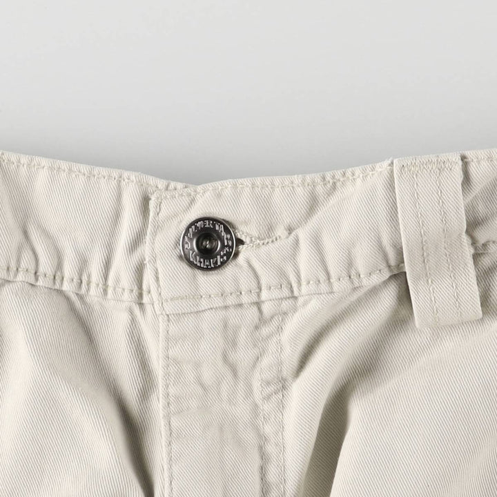 90'S Levi's SILVER TAB Khakis cargo shorts, half pants, men's, w37 equivalent, vintage cotton Beige type Vintage Second Hand