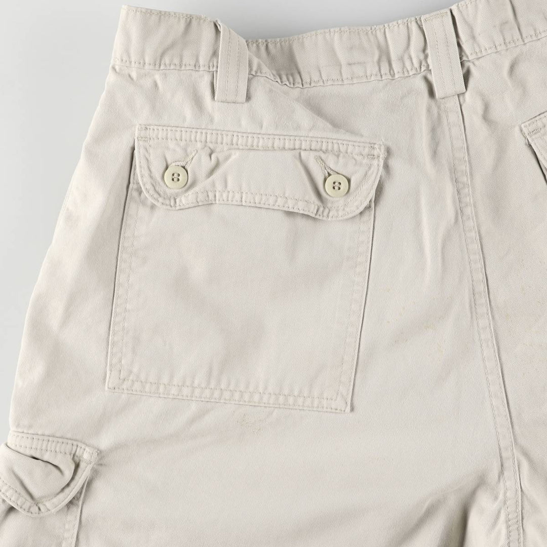 90'S Levi's SILVER TAB Khakis cargo shorts, half pants, men's, w37 equivalent, vintage cotton Beige type Vintage Second Hand