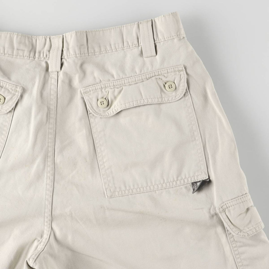 90'S Levi's SILVER TAB Khakis cargo shorts, half pants, men's, w37 equivalent, vintage cotton Beige type Vintage Second Hand