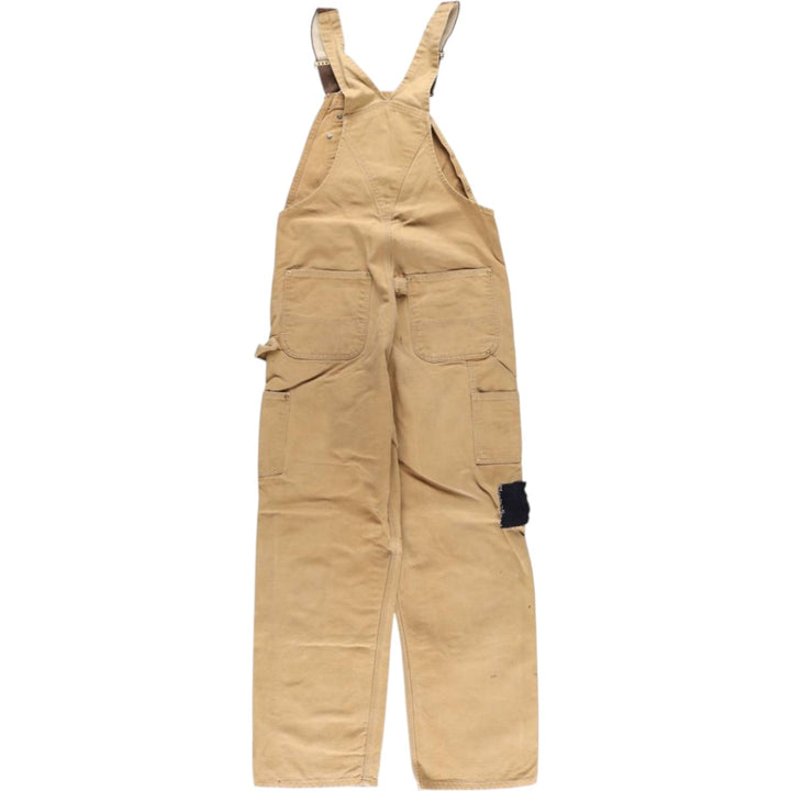 Carhartt Double Knee Duck Overalls for Men (W34 equivalent) unclear ocher yellow type Vintage Second Hand