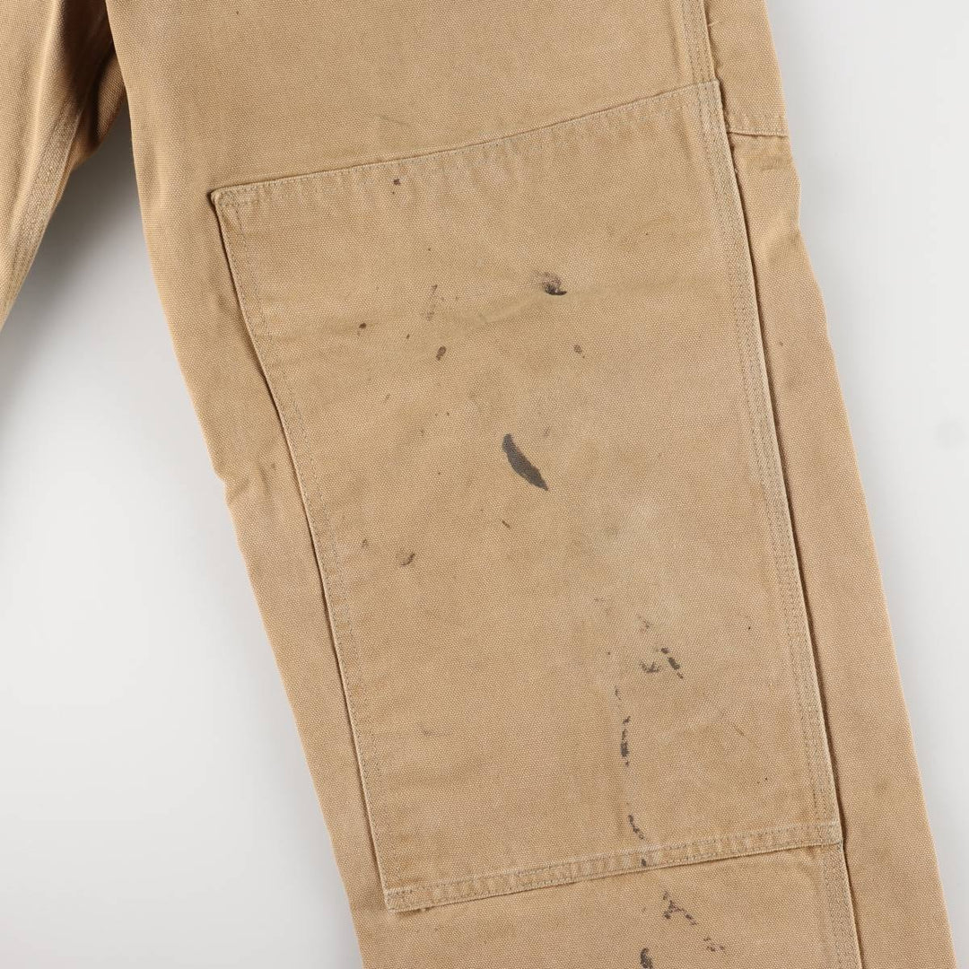 Carhartt Double Knee Duck Overalls for Men (W34 equivalent) unclear ocher yellow type Vintage Second Hand