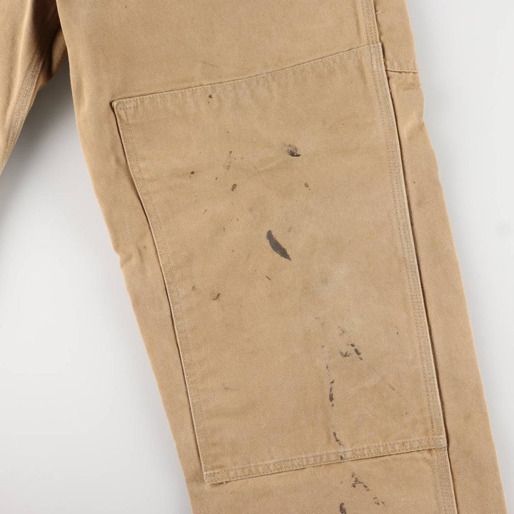 Carhartt Double Knee Duck Overalls for Men (W34 equivalent) unclear ocher yellow type Vintage Second Hand