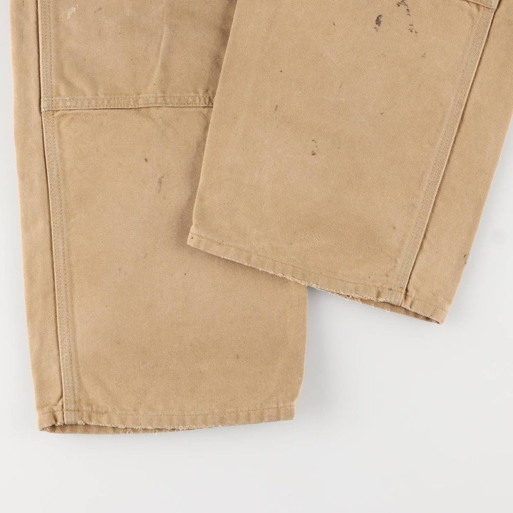 Carhartt Double Knee Duck Overalls for Men (W34 equivalent) unclear ocher yellow type Vintage Second Hand