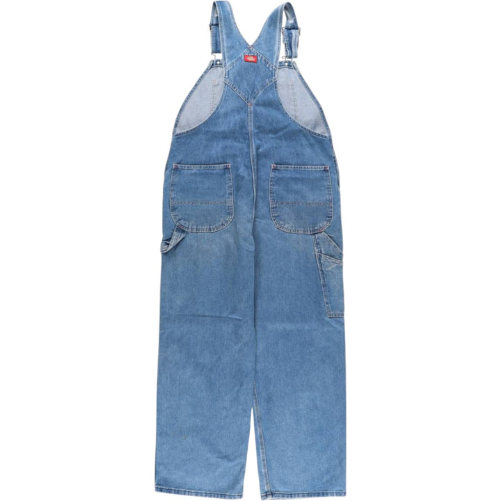 Dickies denim overalls for men, equivalent to W39 cotton blue type Vintage Second Hand