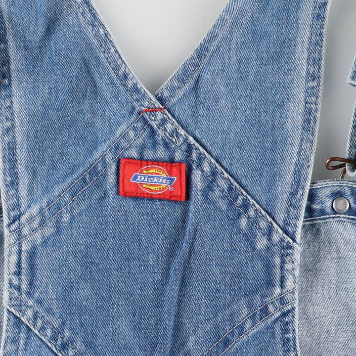 Dickies denim overalls for men, equivalent to W39 cotton blue type Vintage Second Hand