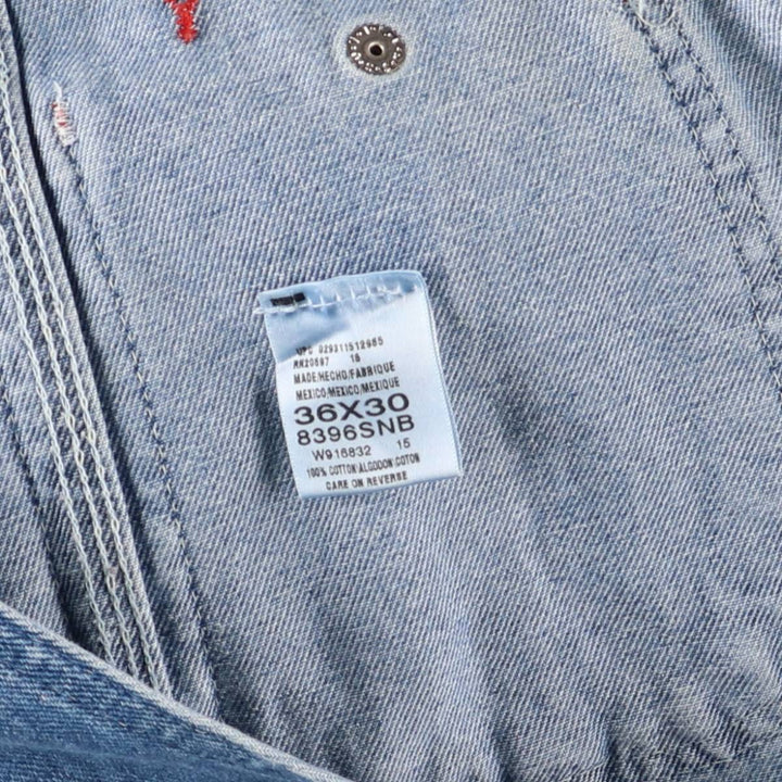 Dickies denim overalls for men, equivalent to W39 cotton blue type Vintage Second Hand