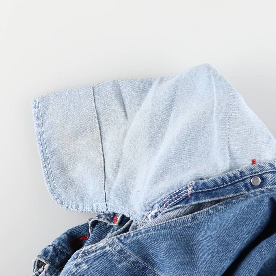 Dickies denim overalls for men, equivalent to W39 cotton blue type Vintage Second Hand