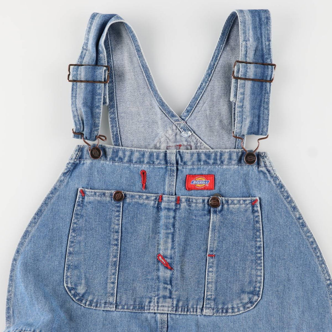 Dickies denim overalls for men, equivalent to W39 cotton blue type Vintage Second Hand