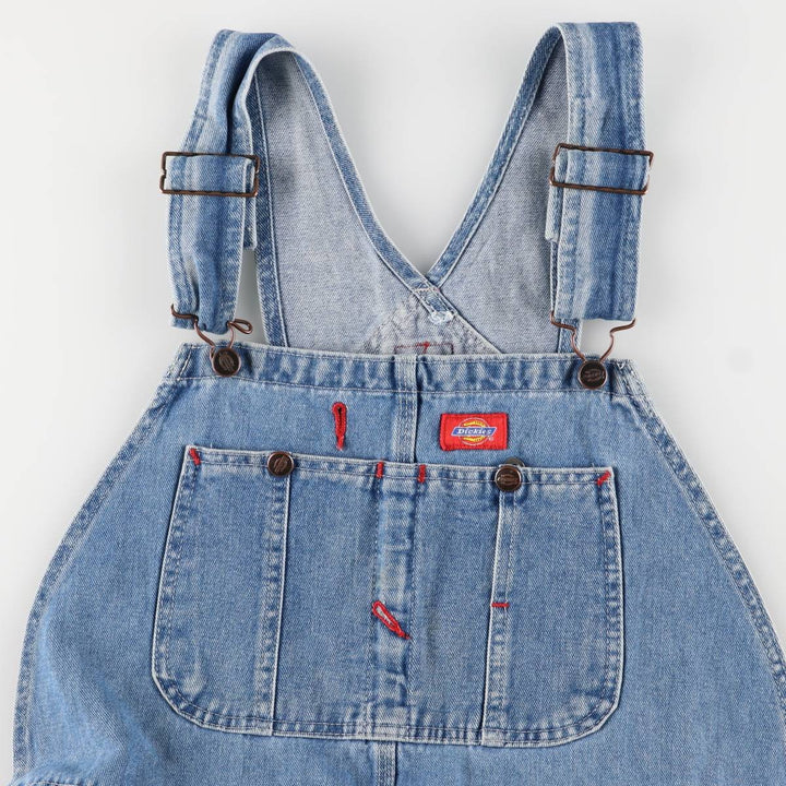 Dickies denim overalls for men, equivalent to W39 cotton blue type Vintage Second Hand