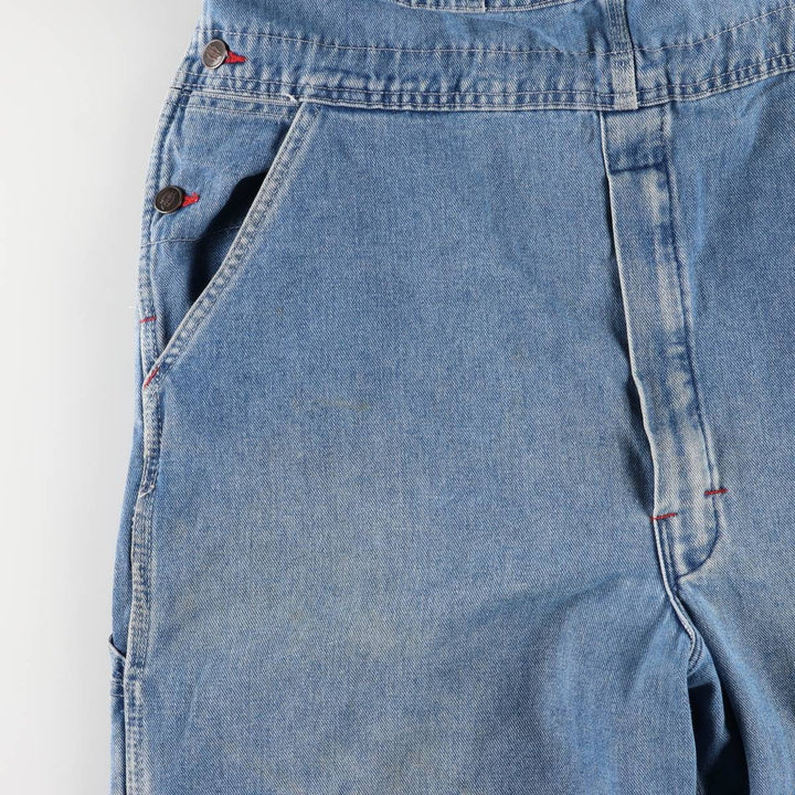 Dickies denim overalls for men, equivalent to W39 cotton blue type Vintage Second Hand